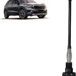 brothertwo Stylish Universal Car show Bonnet Antenna for Kushaq Whip Vehicle Antenna image 1