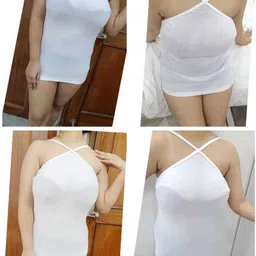 swagbelle Women Night Suit Set White Self Design image 5