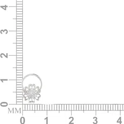 avsar Sejal 18kt Diamond White Gold Nose Wire image 4