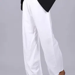 apqrs Women Regular Fit White Viscose Rayon Trousers-picture-14