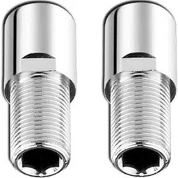 spazio Premium Quality Stainless Steel 3 Inch Faucet Extension (Pack of 2) For Taps Faucet Nozzle image 1