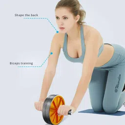 wearslim Double Wheel Ab Abdominal Roller With Ball Bearings Rapid Speed Skipping Rope Ab Exerciser image 2