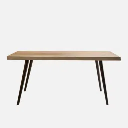 objectry Mono Concrete 4 Seater Dining Table In Grey Finish image 3