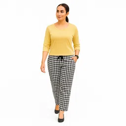 belvine Pack of 4 Women Pyjama image 4