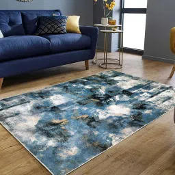 sapana carpet-mats multicolor Abstract 5 ft x 7 ft Machine Made Carpet image 1