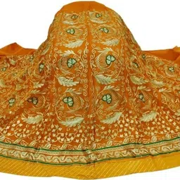 shree ambey creation Embroidered Semi Stitched Rajasthani Poshak image 2