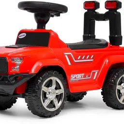 joyride Dstar Jeep4x4 Ride on Jeep for Kids |Music & Horn| Backrest Storage & Big Wheels Jeep Non Battery Operated Ride On image 1