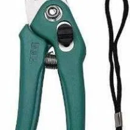 bhalenterprise flower cutter Garden Plant Branch Scissors Flower Cutting Cutter Pruning Bypass Secateurs Trimmer Carbon Steel Blade with Lock Set of 1 Anvil Pruner (Manual) Bypass Pruner-picture-23