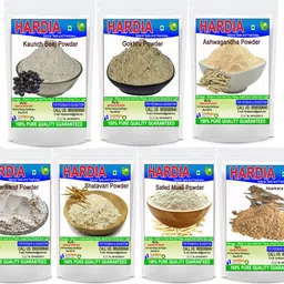 hardia Ashwagandha safed musli shatavari vidharikand akarkara gokhru kaunch beej powder-picture-20
