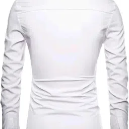 deneeja Men Regular Fit Solid Button Down Collar Casual Shirt image 2