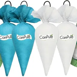 campure Cone Air Freshener - Bhimseni & Original- Pack of 4 Potpourri-picture-33