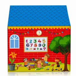 makerenterprise Kids Learning Play Tent House – ABC & 123 Educational Theme image 5