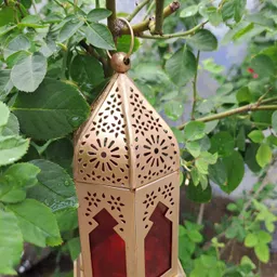 sophia Medium size Lanterns MSL-60 Red, Blue Iron Table Lantern image 4