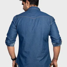 codaisy Men Regular Fit Solid Spread Collar Casual Shirt image 2