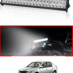 ccmm Universal White High Beam 40LED Bar Light For Vehicle With Clamp-179 Headlight Car LED for Mahindra (12 V, 55 W) image 1