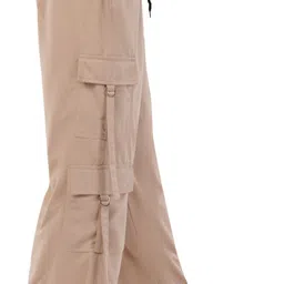 classic wear Women Solid Beige Track Pants image 4
