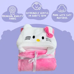 trendy home decor Pink Small Bath Robe image 3