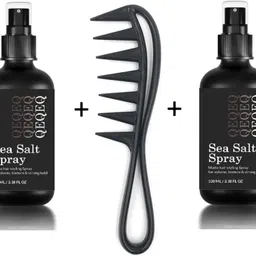 qeqeq Sea Salt Spray Pack of 2 Volume, Texture, Heat Protectant,Hold Hair Spray(200ml) Hair Styler-picture-16