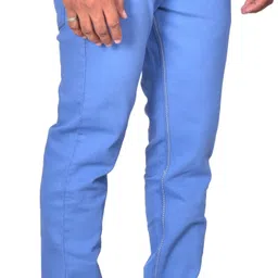 lzard Men Regular Mid Rise Dark Blue Jeans image 3