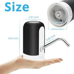5teknova Automatic Water Dispenser Pump with Rechargeable Battery V12 Bottled Water Dispenser-picture-20