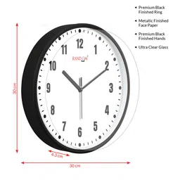 random Plastic 12 Inch Wall Clock image 2