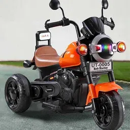 ayaan toys Bob Harley Three Wheel Battery Operated Ride on Bike With Music & Lights Bike Battery Operated Ride On-picture-37