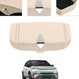 Universal Multiuse Beige New Style Sunglass Holder For Car-194 White Car Sunglass Clip Holder-image-40