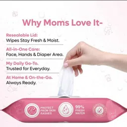 y.goyal&co. Pack of 6 Baby Wet Wipes | 432 Ultra-Soft, Gentle & Safe Wipes for Newborns image 2