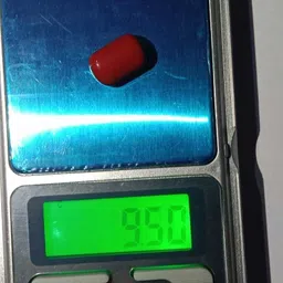 zoctalgem Oval Red Coral Red Moonga of 9.50cts for Pendant for Fengshui Vastu Polished Oval Crystal Stone image 3