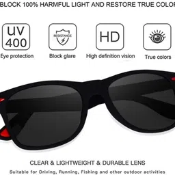 shade house Polarized Wayfarer Sunglasses (52) image 3