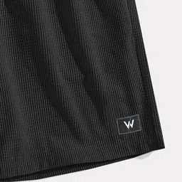 wereko Pack of 2 Self Design Men Black, Dark Green Regular Shorts image 4