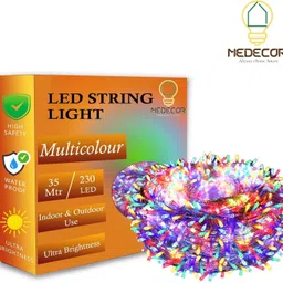 nisco 230 LEDs 35 m Multicolor Flickering String Rice Lights-picture-10