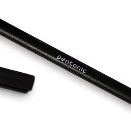 pentonic 0.7 mm Ball Pen Blister Pack | Black Matte Finish Body, Effortless Writing Ball Pen image 3