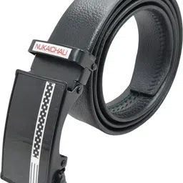 nukaichau Men & Women Formal, Casual, Evening, Party Black Artificial Leather, Texas Leatherite Belt-picture-11