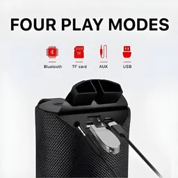SRI KHD-Wireless rechargeable portable Premium Dj bass Multimedia Speaker 9 W Bluetooth Speaker image 3