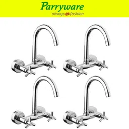 parryware Trio Wall Mounted Sink mixer with Swivel Spout set of 4 pic 302 Wall Mounted Sink mixer with Swivel Spout Sink Mixer Faucet-picture-13