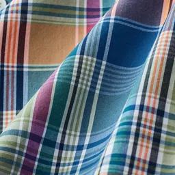 snitch Men Regular Fit Checkered Button Down Collar Casual Shirt image 5