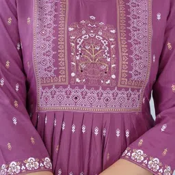 s mart creation Women Printed Viscose Rayon A-line Kurta image 5