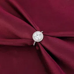 giva 925 Silver Zia Ring for Women Sterling Silver Zircon Rhodium Plated Ring-picture-12