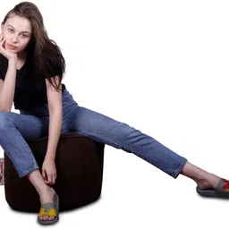 txor Large Pouffe Bean Bag Cover (Without Beans) image 4