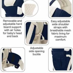 blue raven Adjustable 4 in 1 Baby Carrier Bag Baby Carrier image 5
