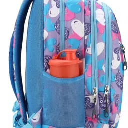 khatu sales collection Large 35 L Laptop Backpack Multicolor Heart Print School Bag for Kids | Lightweight Spacious Backpack image 5