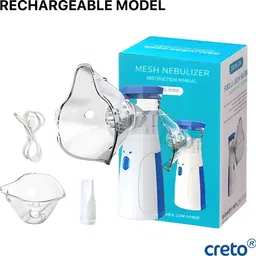 CRETO JSLW-302 Mesh Nebulizer Rechargeable for Kids & Adults (Built-in Battery) Nebulizer-image-14