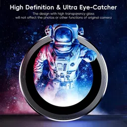 CASELIA Back Camera Lens Glass Protector for Nothing Phone (2) Camera Lens Protector, Scratch-Resistant HD Clarity Ultra-Thin image 4