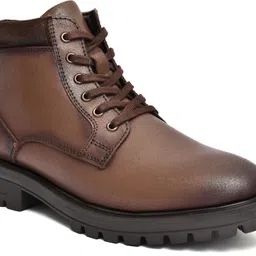 NICO NERINI Men’s Premium Brown Leather Outdoor Ankle Boots Boots For Men image 3