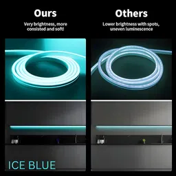 shinepark 600 LEDs 5 m White, Blue Steady Strip Rice Lights image 3