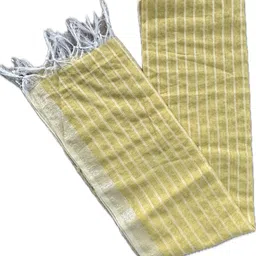 afifa textiles Kota Doria Self Design Yellow Women Dupatta-picture-33