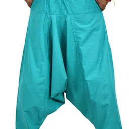 whitewhale Solid Cotton Men Harem Pants image 2
