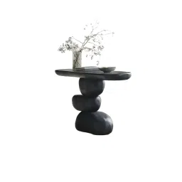 the flamingo life Willow Nest Console Table In Black Colour image 5