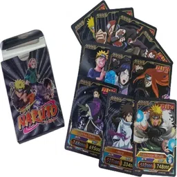 shuang you NARUTO 55 Card BLACK Colour, Shinening And Waterproof, Card Game For Kids-picture-15